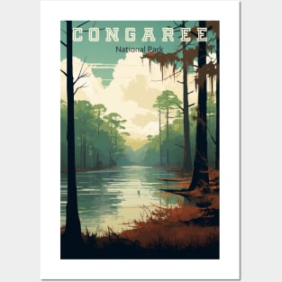 Congaree National Park Travel Poster Posters and Art